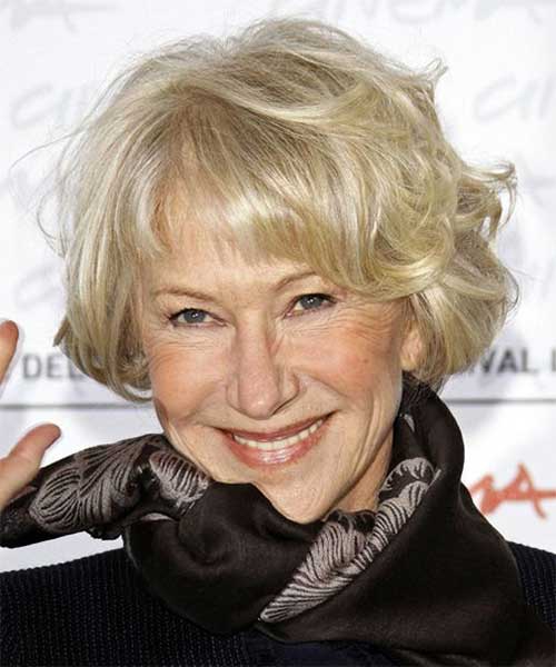 Celebrity Short Haircuts for Women Over 60