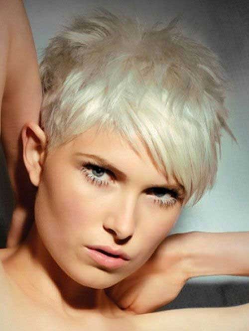 Short White Pixie Hair for Women