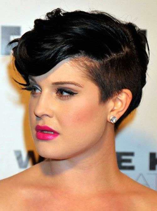 Pixie Hairstyle with Shaved Sides Short Hairstyles with Shaved Sides