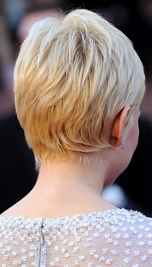 Michelle Williams Hair's Back View