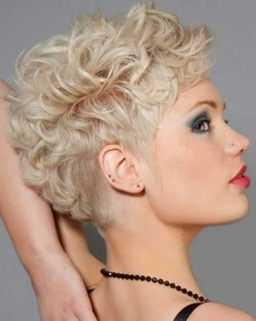 Short Hairstyles for Curly Pixie