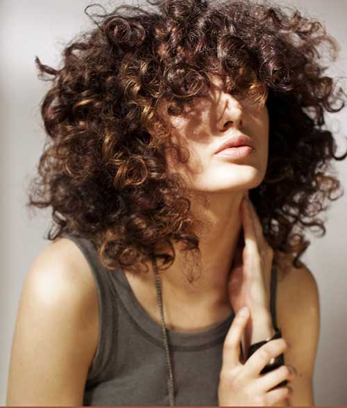 Beautiful Curly Short Hairstyles