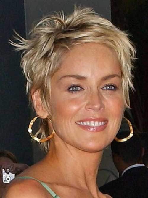Pointy Messy Blonde Hairstyles