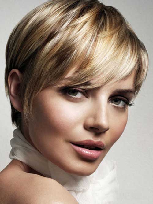 Short Sophisticated Blonde Long Pixie Hairstyles