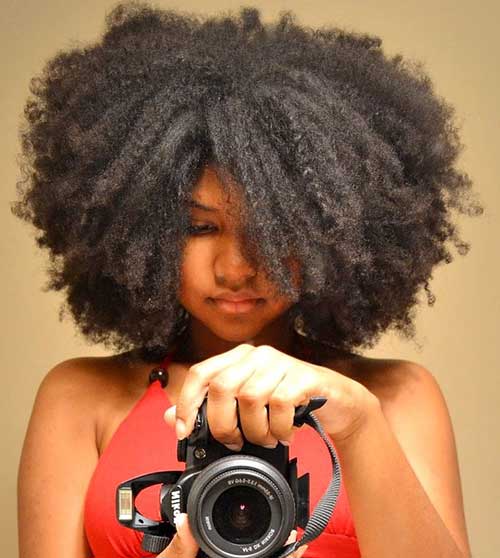 Black Girl Natural Curly Hairstyle