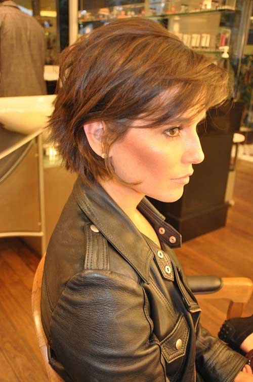 Messy Brown Layered Hairstyles