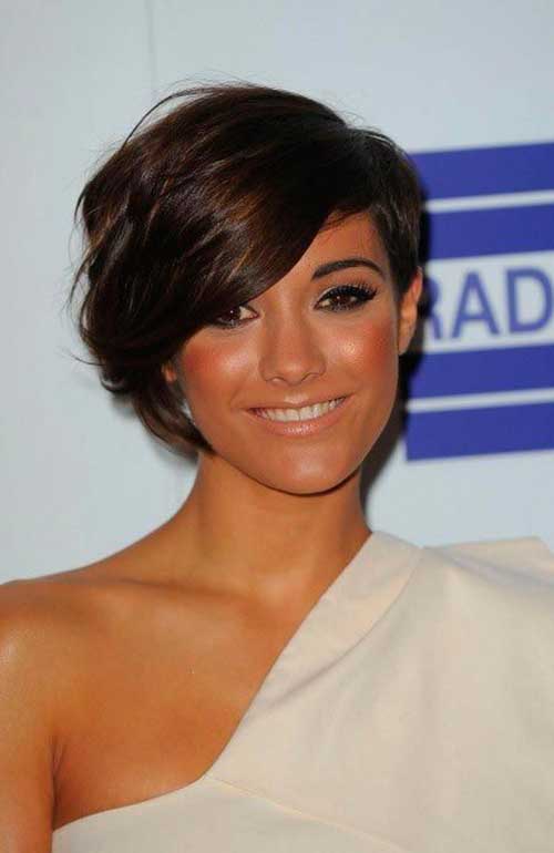 Frankie Sandford Glow Pixie Hairstyle Sun Bronze Glow Pixie Hair Styles