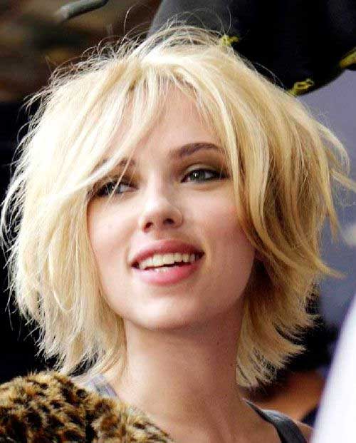 Scarlett Johansson Trending Short Hairstyles for 2015