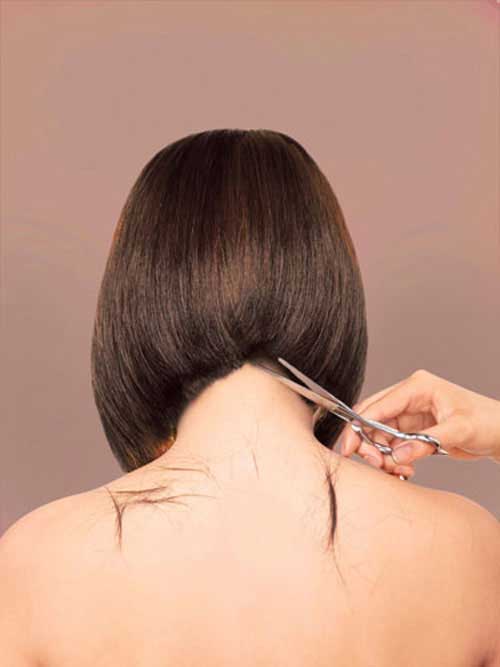 Inverted Bob Hairstyles Back View