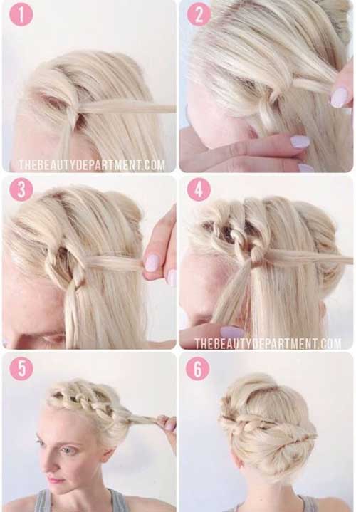 Quick Pretty Updos for Short Hair