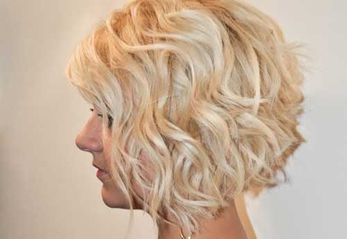 Soft Curls with Bob Style