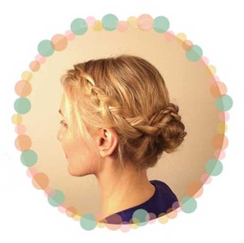 Braided Hair with Updo Hairstyles 2015