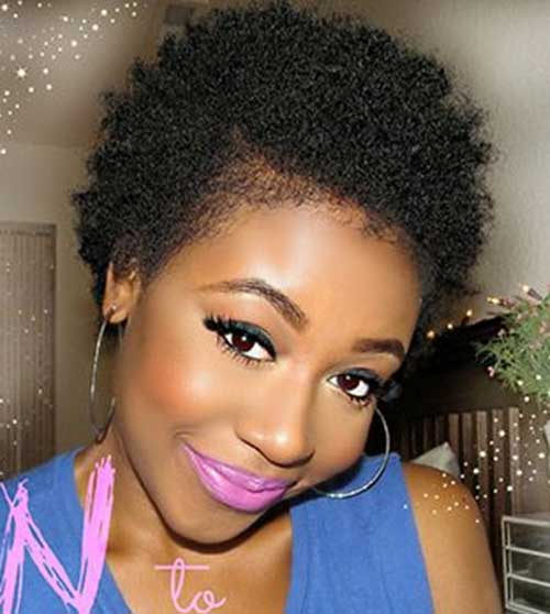 Cutest Black Girls Curls Pixie Hairstyle on Natural Hair