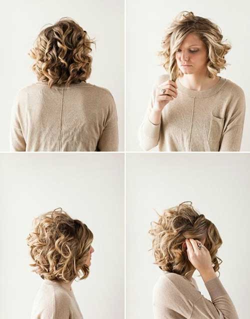 Casual Curly Blonde Hairstyles for Girls