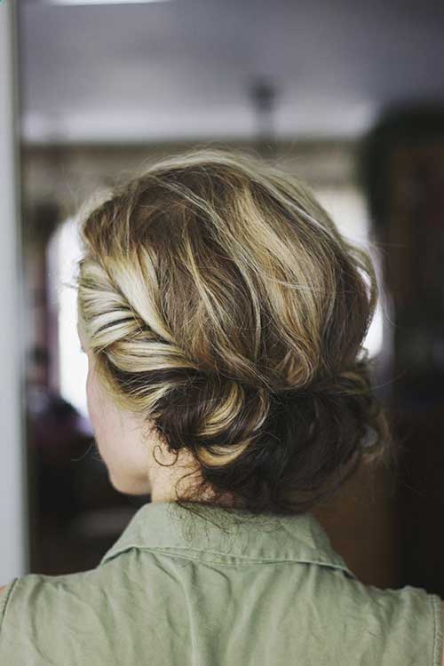French Style Easy Updo Hair