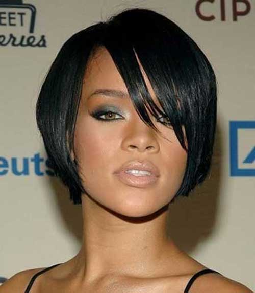 Rihanna Bob Cute Hairstyles