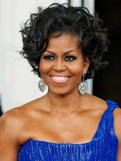 Michelle Obama Hair Michelle Obama's Curly Hair