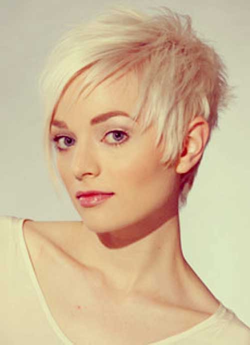 Pixie with Layered Long Bangs