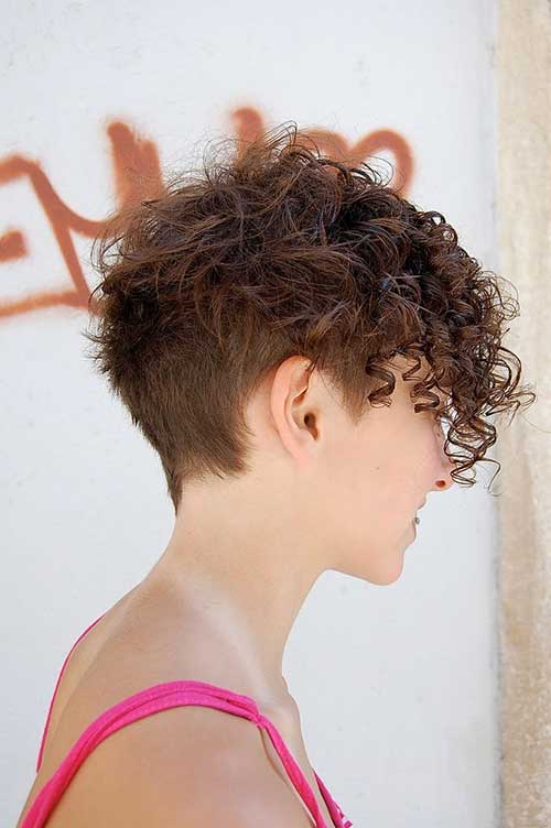 Short Frizzy Curly Cuts for Women