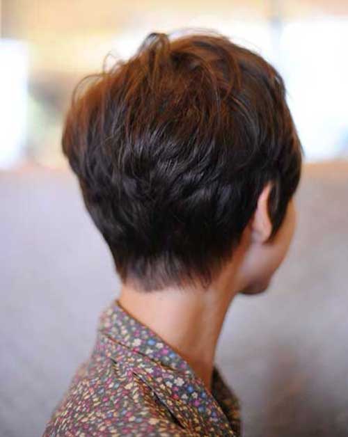 Short Pixie Haircut From the Back