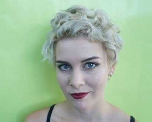 Super Short Curly Pixie Hairstyles