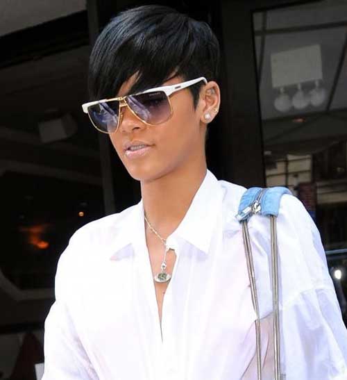 10.Rihanna Pixie Rihanna Pixie Cut-10