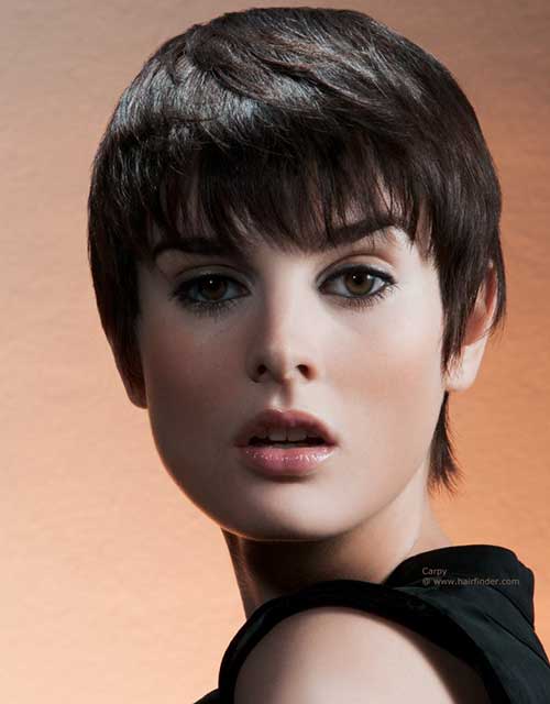 15. Short Haircut with Bangs Short Haircuts with Bangs-15
