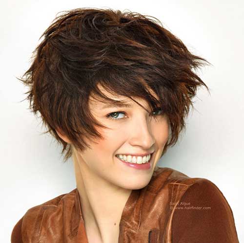 15. Short Hairstyle for Thick Hair Short Hairstyles for Thick Hair-15