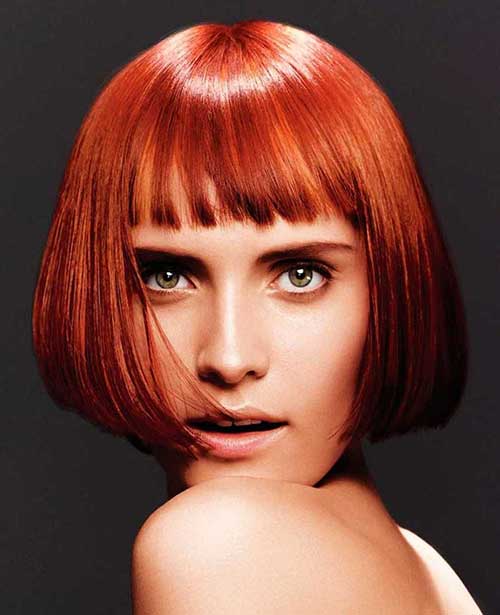 7. Short Haircut with Bangs Short Haircuts with Bangs-7