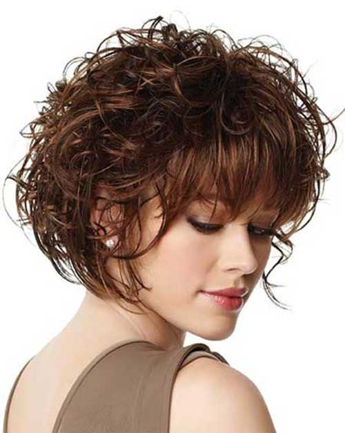 Short Curly Hair with Bangs-11