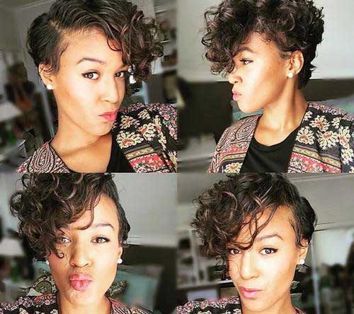 Short Curly Hair with Bangs-7
