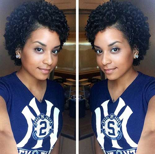 Cute Short Hairstyles for Black Women-10