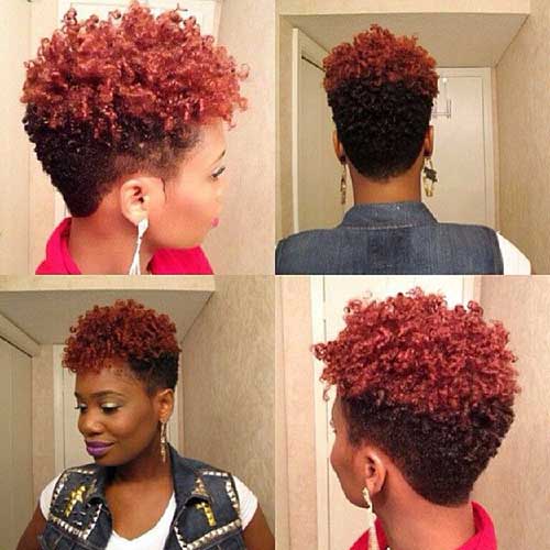 Natural Hairstyles for Black Women with Short Hair-6