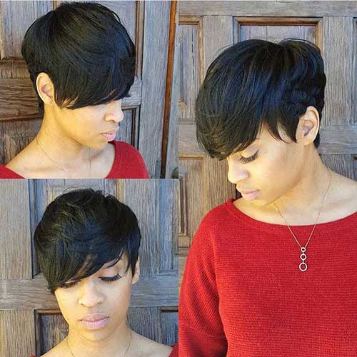 7. Cute Short Hairstyle for Black Women Cute Short Hairstyles for Black Women-7