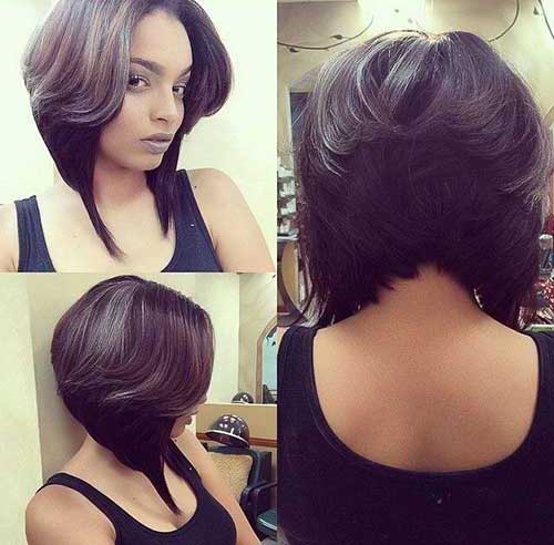 Layered Bob Hairstyles Black Woman
