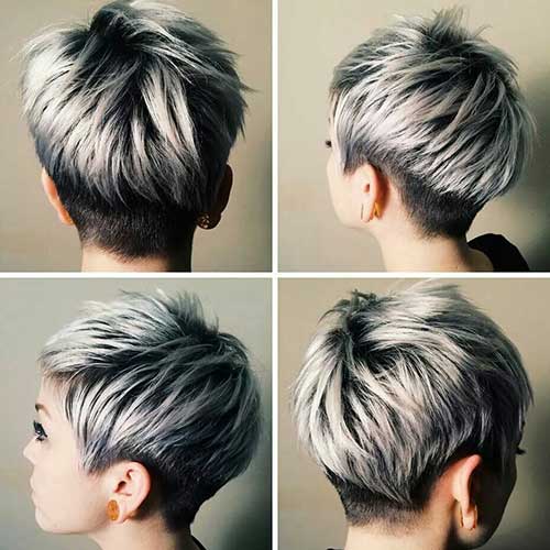 Haircuts with Short Silver Hair