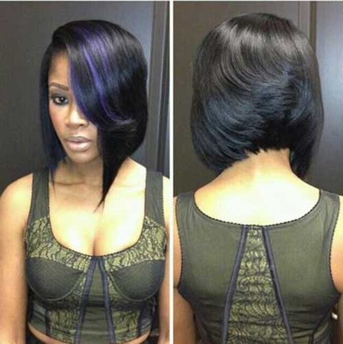 Inverted Bob Hairstyles for Black Women