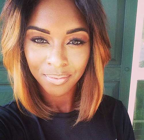 Ombre Bob Hairstyles for Black Women