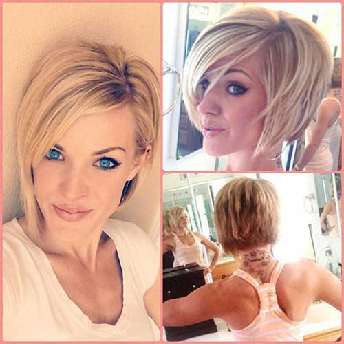 Stacked Short Hair Cuts for Women