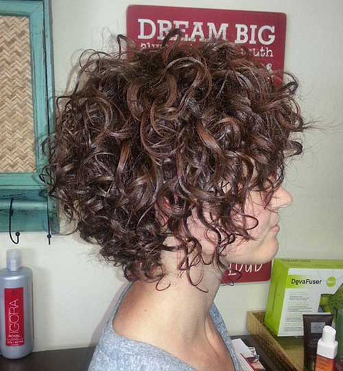 Short Curly Hairstyles for Women-15