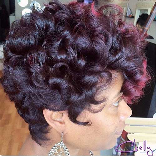 Hairstyles for Short Curly Hair-18