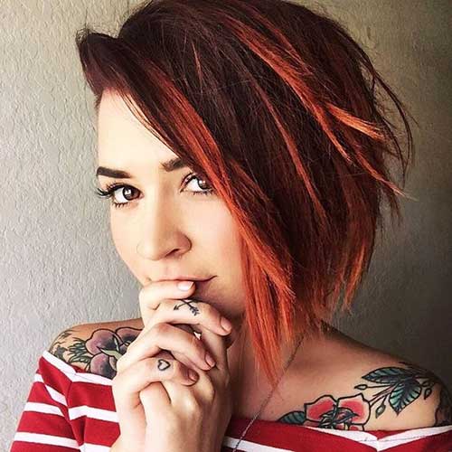 Short Colored Hairstyles