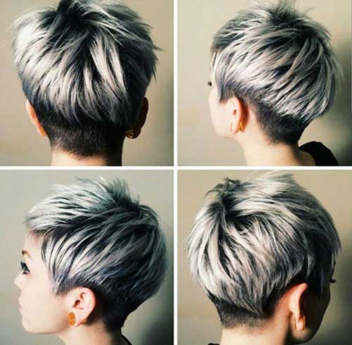 Short Grey Hairstyle