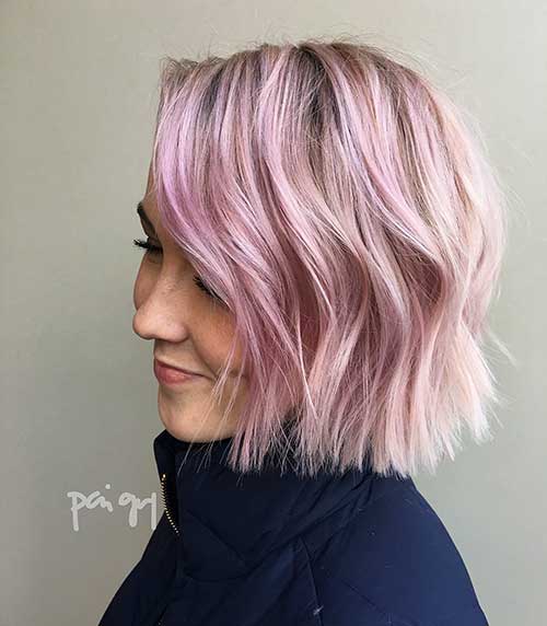 Short Pink Hairstyle