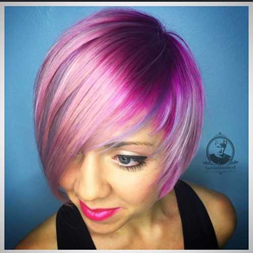 25-Short Hair with Long Bangs Short Hair with Long Bangs - 25