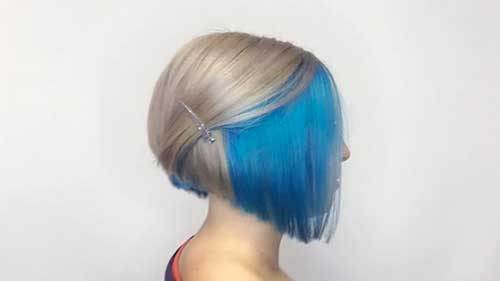 3-Short Blue Hairstyle Short Blue Hair 2017