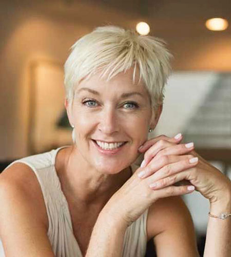 Casual Hair, Over, Women, Pixie, 50