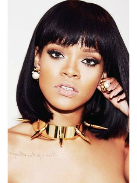 Rihanna Hair, Rihanna, Bob, Black, Women