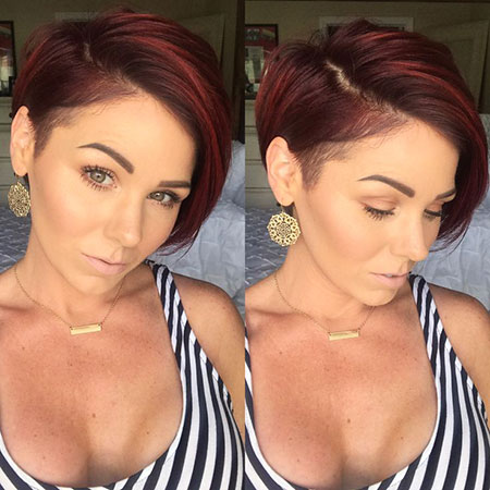 Shaved Hair, Under, Shaved, Pixie, Blond