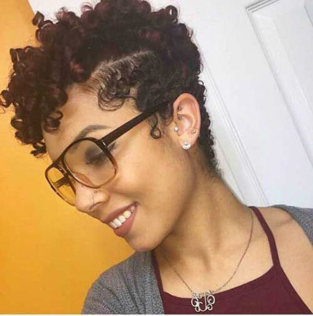 Cute Hair, Curly, Black, Women, Natural